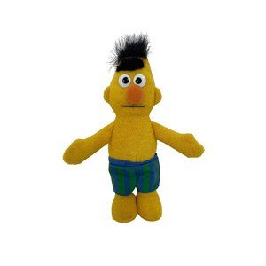 Bert Water Buddy Plush Toy Vintage 1993 1.5” Tall Applause Jim Henson TerryCloth